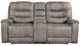 Homelegance® Oberon Grayish Brown Double Manual Reclining Loveseat with Center Console-2