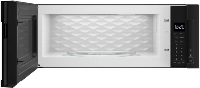 Whirlpool® 1.1 Cu. Ft. Black Over The Range Microwave-1