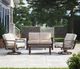 Homecrest™ Outdoor Living Customizable Mode Aluminum 44" Square Outdoor Coffee Table -1