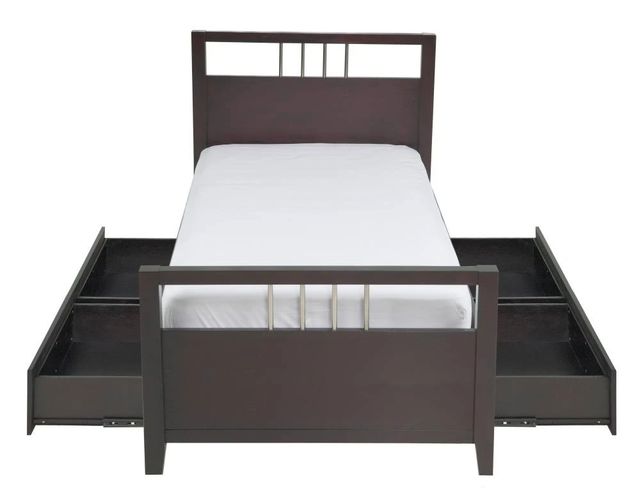 Modus Furniture Nevis Espresso Twin Platform Storage Bed-2