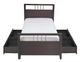 Modus Furniture Nevis Espresso Twin Platform Storage Bed-2
