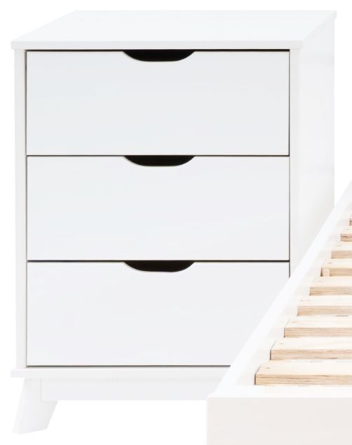 Powell® Portix 3-Piece White Twin Simple Bedroom Set-2