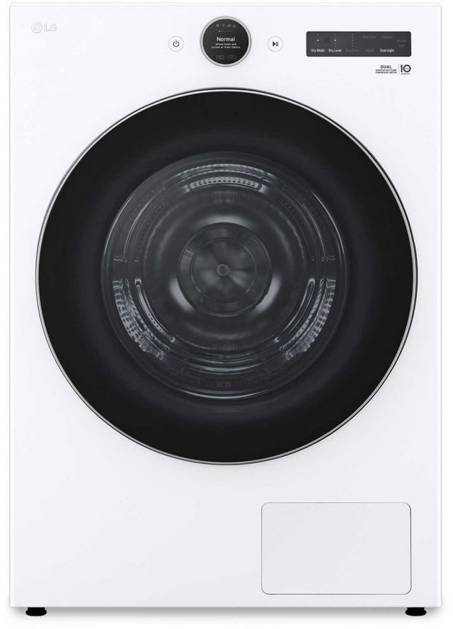LG 7.8 Cu. Ft. White Ventless Electric Dryer-0
