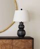 Bassett Mirror Cabo Rojo Black Table Lamp-4