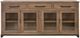 International Furniture Direct Natural Parota Brown Console-2