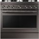 KitchenAid® 36" Black Ore 6 Burner Pro Style Dual Fuel Range with No Preheat Air Fry Mode-0