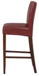 New Pacific Direct Milton Pomegranate Bonded Leather Counter Stool-1