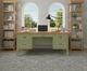 Legends Home Vineyard Fruitwood/Sage Green Executive Desk-1