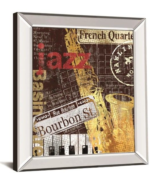 Classy Art N’Awlins by Mallett, K Mirrored Frame Wall Art-1