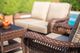 Enclover Colossal 4-Piece Brown/Spectrum Mushroom Conversation Set-4