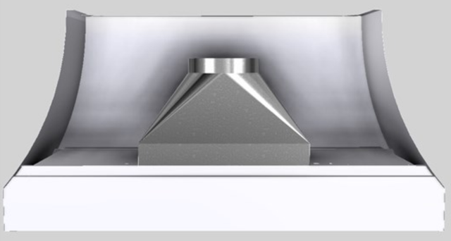 Vent-A-Hood® Designer Series 60" White Wall Mounted Range Hood-4