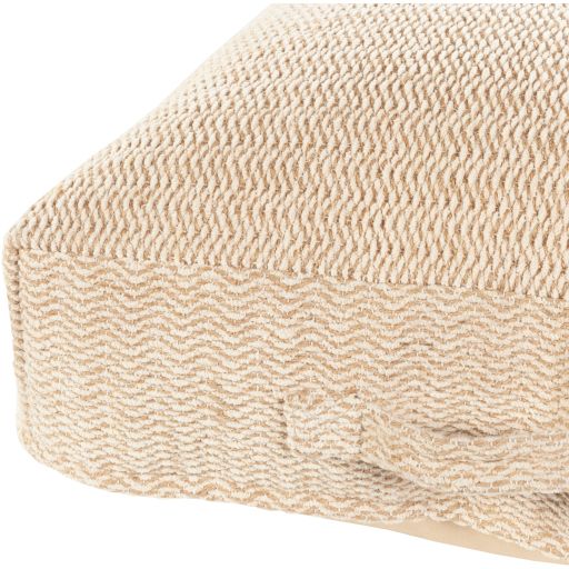 Surya Palmetto Beige 24"x24" Toss Pillow-3