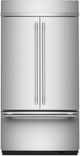 KitchenAid® 42" 24.2 Cu. Ft. PrintShield Stainless Steel Built In French Door Refrigerator with Platinum Interior-0