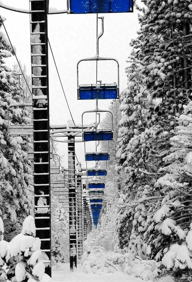 Classy Art Ski Lift Wall Art-0