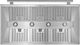 FORNO® Aria Series Alta Qualita 48" White Wall Mounted Range Hood  -4