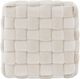 Powell® Neva Beige Square Ottoman Stool-3