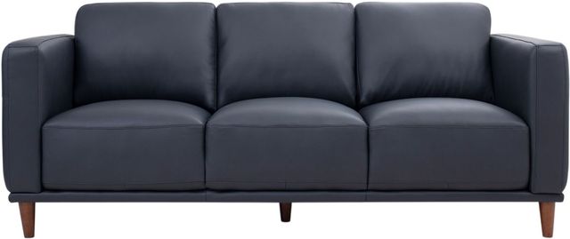 Leather Italia™ Georgetowne Baxter Midnight Blue Sofa-0