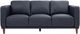 Leather Italia™ Georgetowne Baxter Midnight Blue Sofa-0