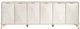 Crestview Collection Teagan White Six-Door Sideboard-1