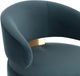 TOV Furniture Austin Dark Teal Swivel Accent Chair-5