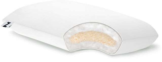 Malouf® Z® Shredded Latex + Gelled Microfiber® Pillow-1