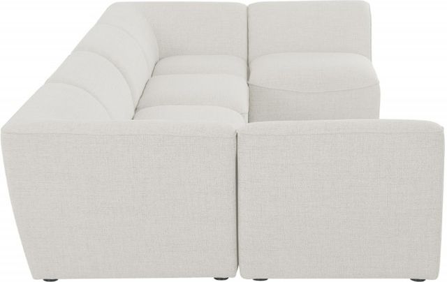 Meridian Furniture Miramar 6-Piece Cream Modular Sectional-2