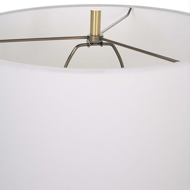 Uttermost® Ruse Whitewashed Table Lamp-4