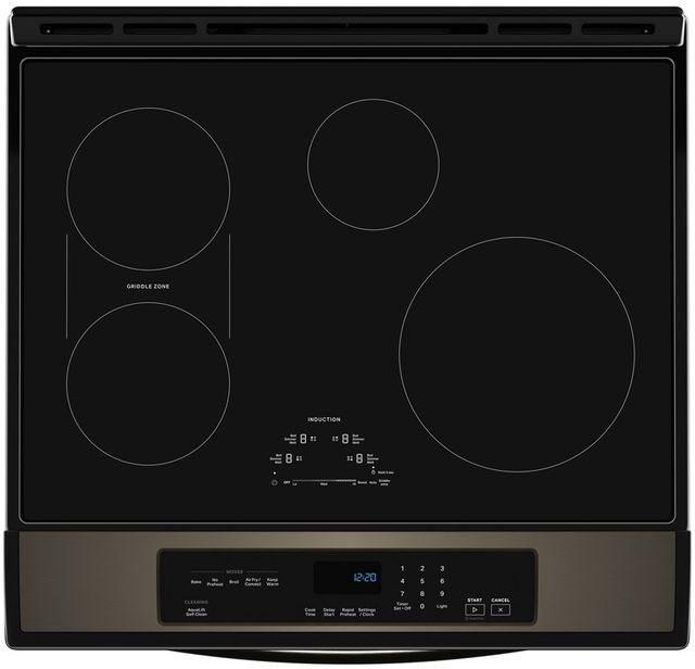 Whirlpool® 30" Black Stainless Steel Slide In induction Range-3