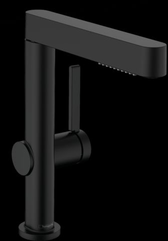 Hansgrohe Finoris Matte Black 9" Single-Hole Faucet with 2-Spray Pull-Out-0