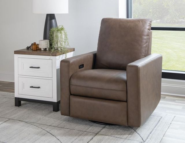 Legacy Classic Solana Biscotti/Positano Clay Swivel Glider Chair-2