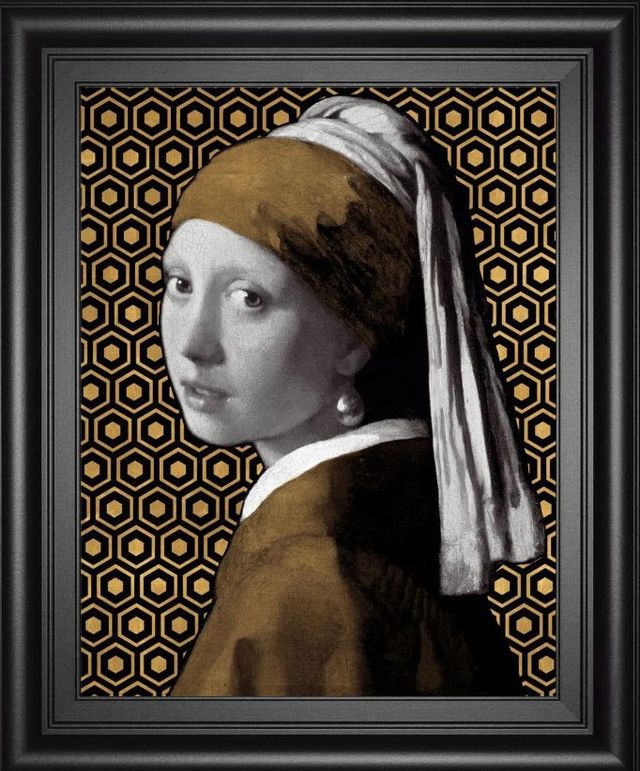 Classy Art Gilded Earring by Eccentric Accents Wall Art-0
