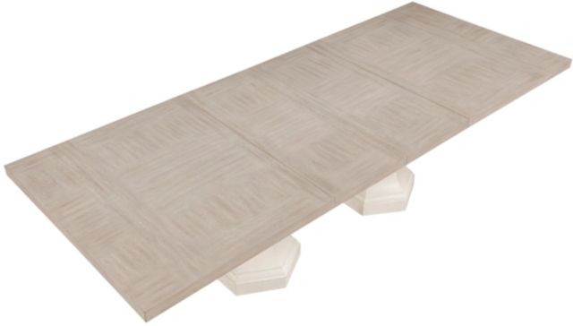Homelegance® Lofton Light Gray Dining Table with White Base-4