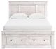 Signature Design by Ashley® Fenderport Whitewash Queen Storage Pane Bed-2