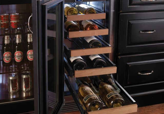Perlick® Signature Series 15" 2.8 Cu. Ft. Stainless Steel Undercounter Wine Cooler-1