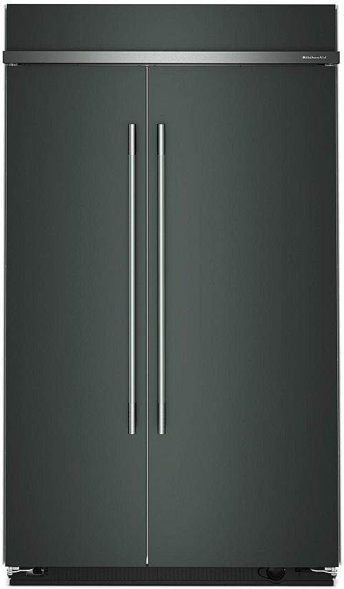 KitchenAid® 48" 30 Cu. Ft. Juniper Built In Side-by-Side Refrigerator with Platinum Interior-0
