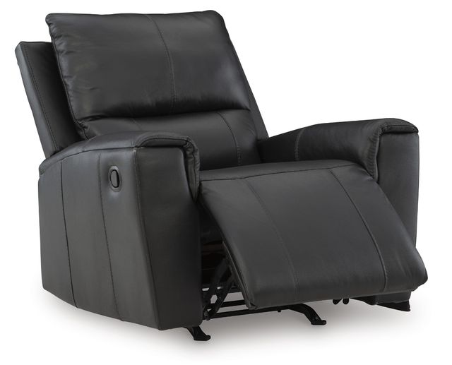 Signature Design by Ashley® Glossmore Black Manual Rocker Recliner-1