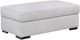 Homelegance® Athena Gray Ottoman-0