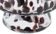 A & B Home Clear Glass Accent Vase with Artistic Amber Spots-1