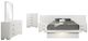 Coaster® Jessica 6-Piece Snow White Queen LED Panel Bedroom Set-0