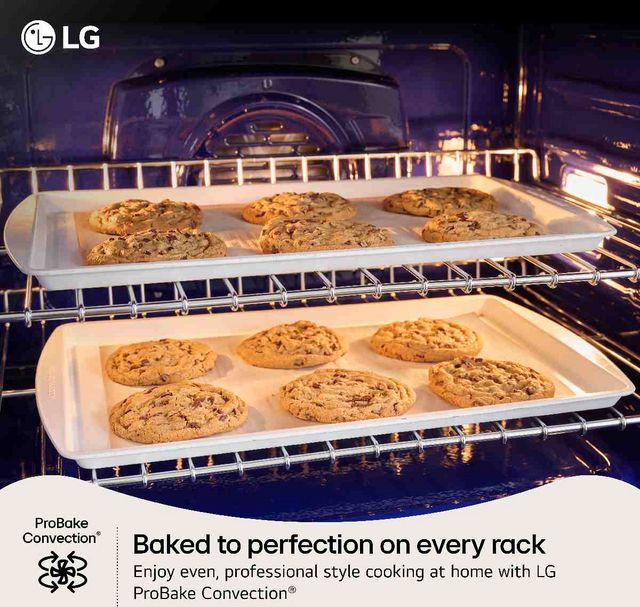 LG 30" PrintProof™ Stainless Steel Smart InstaView® Glass-Top Slide In Electric Range with ProBake Convection®-17