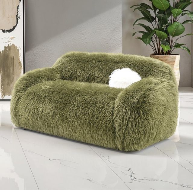Furniture of America® Darwen Green Loveseat-1