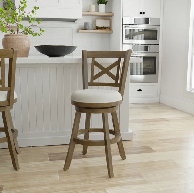 HH2 Home Roe Brushed Gray/Cream Counter Height Stool-4