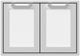 Hestan® AGSD Series 30" Froth Outdoor Double Storage Doors-0