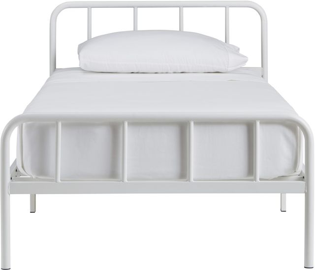 Signature Design by Ashley® Trentlore White Twin Platform Bed-2