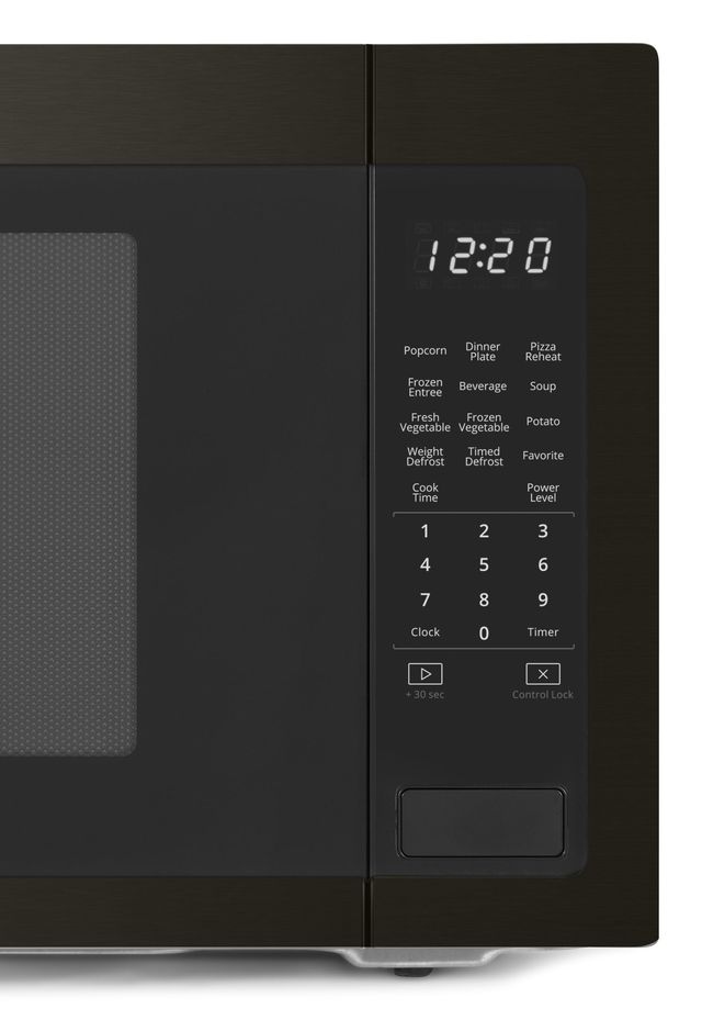 Whirlpool® 2.2 Cu. Ft. Fingerprint Resistant Black Stainless Countertop Microwave-1