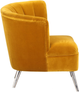 Moe's Home Collection Layan Yellow Left Accent Chair-3