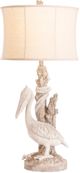 Crestview Collection Pelican White Table Lamp-3