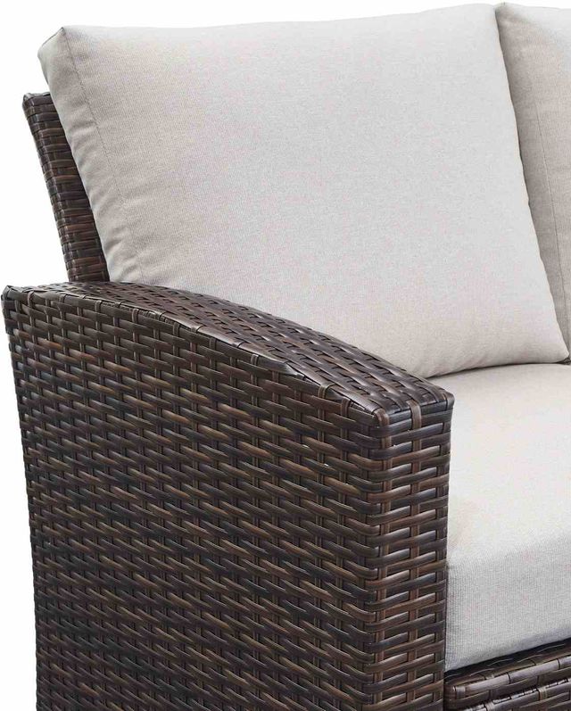 Signature Design by Ashley® East Brook 2-Piece Dark Brown Outdoor Conversation Set-4