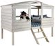 Donco Kids Beach House Rustic Sand Youth Twin Low Loft Bed-0