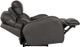 Catnapper® Angelo Gunmetal Leather Power Lay Flat Reclining Loveseat with Power Adjustable Headrest-3